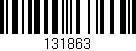 Código de barras (EAN, GTIN, SKU, ISBN): '131863'