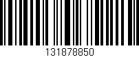 Código de barras (EAN, GTIN, SKU, ISBN): '131878850'