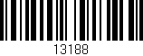 Código de barras (EAN, GTIN, SKU, ISBN): '13188'