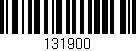 Código de barras (EAN, GTIN, SKU, ISBN): '131900'