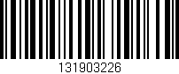 Código de barras (EAN, GTIN, SKU, ISBN): '131903226'