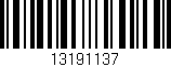 Código de barras (EAN, GTIN, SKU, ISBN): '13191137'