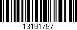 Código de barras (EAN, GTIN, SKU, ISBN): '13191797'