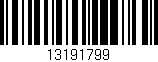 Código de barras (EAN, GTIN, SKU, ISBN): '13191799'