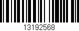 Código de barras (EAN, GTIN, SKU, ISBN): '13192568'