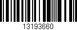 Código de barras (EAN, GTIN, SKU, ISBN): '13193660'