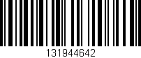 Código de barras (EAN, GTIN, SKU, ISBN): '131944642'