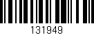 Código de barras (EAN, GTIN, SKU, ISBN): '131949'
