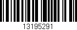 Código de barras (EAN, GTIN, SKU, ISBN): '13195291'