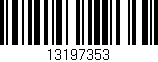 Código de barras (EAN, GTIN, SKU, ISBN): '13197353'