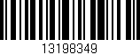 Código de barras (EAN, GTIN, SKU, ISBN): '13198349'