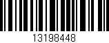 Código de barras (EAN, GTIN, SKU, ISBN): '13198448'