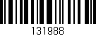 Código de barras (EAN, GTIN, SKU, ISBN): '131988'