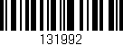 Código de barras (EAN, GTIN, SKU, ISBN): '131992'