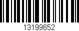 Código de barras (EAN, GTIN, SKU, ISBN): '13199652'
