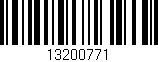 Código de barras (EAN, GTIN, SKU, ISBN): '13200771'