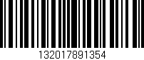 Código de barras (EAN, GTIN, SKU, ISBN): '132017891354'