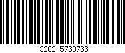 Código de barras (EAN, GTIN, SKU, ISBN): '1320215760766'