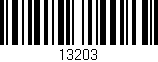Código de barras (EAN, GTIN, SKU, ISBN): '13203'