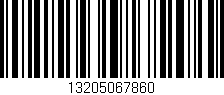 Código de barras (EAN, GTIN, SKU, ISBN): '13205067860'