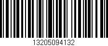 Código de barras (EAN, GTIN, SKU, ISBN): '13205094132'