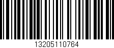 Código de barras (EAN, GTIN, SKU, ISBN): '13205110764'