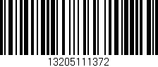 Código de barras (EAN, GTIN, SKU, ISBN): '13205111372'