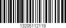 Código de barras (EAN, GTIN, SKU, ISBN): '13205112119'
