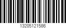Código de barras (EAN, GTIN, SKU, ISBN): '13205121586'