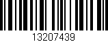 Código de barras (EAN, GTIN, SKU, ISBN): '13207439'