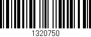 Código de barras (EAN, GTIN, SKU, ISBN): '1320750'