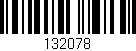 Código de barras (EAN, GTIN, SKU, ISBN): '132078'
