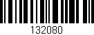 Código de barras (EAN, GTIN, SKU, ISBN): '132080'
