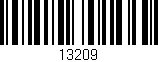 Código de barras (EAN, GTIN, SKU, ISBN): '13209'
