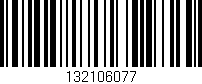 Código de barras (EAN, GTIN, SKU, ISBN): '132106077'