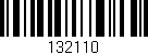Código de barras (EAN, GTIN, SKU, ISBN): '132110'