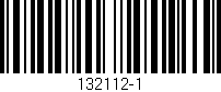 Código de barras (EAN, GTIN, SKU, ISBN): '132112-1'