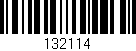 Código de barras (EAN, GTIN, SKU, ISBN): '132114'