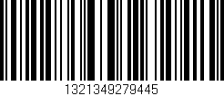 Código de barras (EAN, GTIN, SKU, ISBN): '1321349279445'