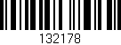 Código de barras (EAN, GTIN, SKU, ISBN): '132178'