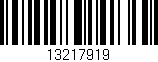 Código de barras (EAN, GTIN, SKU, ISBN): '13217919'