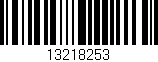 Código de barras (EAN, GTIN, SKU, ISBN): '13218253'