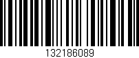 Código de barras (EAN, GTIN, SKU, ISBN): '132186089'
