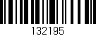Código de barras (EAN, GTIN, SKU, ISBN): '132195'