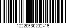 Código de barras (EAN, GTIN, SKU, ISBN): '13220660282415'