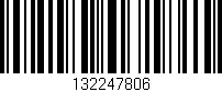 Código de barras (EAN, GTIN, SKU, ISBN): '132247806'