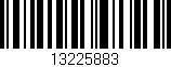 Código de barras (EAN, GTIN, SKU, ISBN): '13225883'