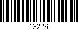 Código de barras (EAN, GTIN, SKU, ISBN): '13226'