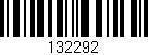 Código de barras (EAN, GTIN, SKU, ISBN): '132292'
