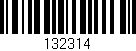 Código de barras (EAN, GTIN, SKU, ISBN): '132314'
